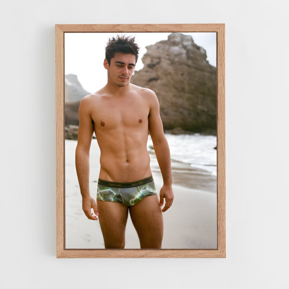 Poster Chris de mears – affiche Plongeon au tremplin (vue 4)
